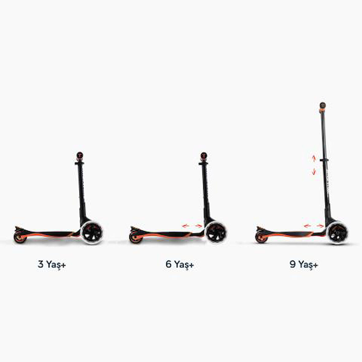 SmarTrike Xtend 3 Aşamalı Büyüyebilen Çocuk Scooterı (3-12 Yaş)