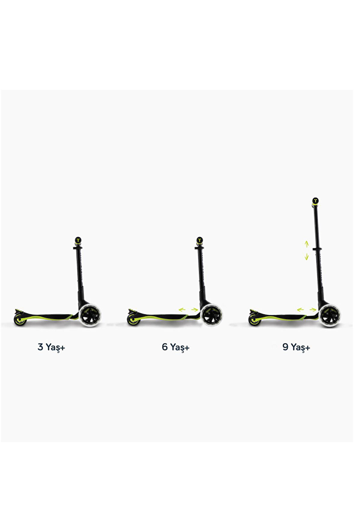 SmarTrike Xtend 3 Aşamalı Büyüyebilen Çocuk Scooterı (3-12 Yaş)