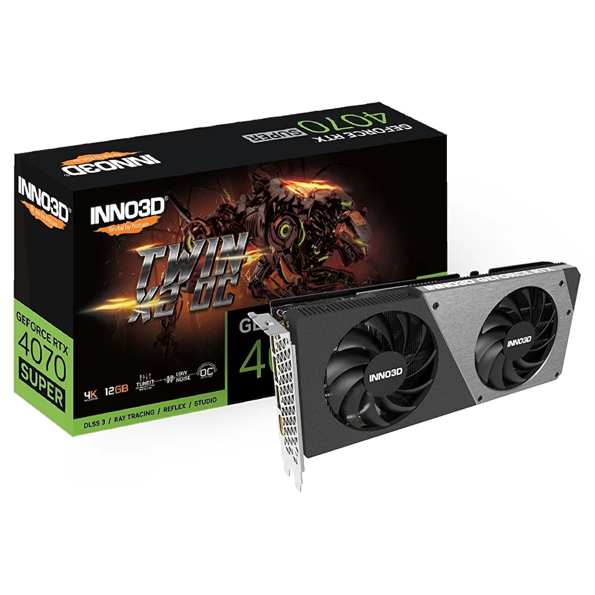 Inno3D GeForce RTX 4070 Super Twin x2 12GB 192 Bit GDDR6X Ekran Kartı