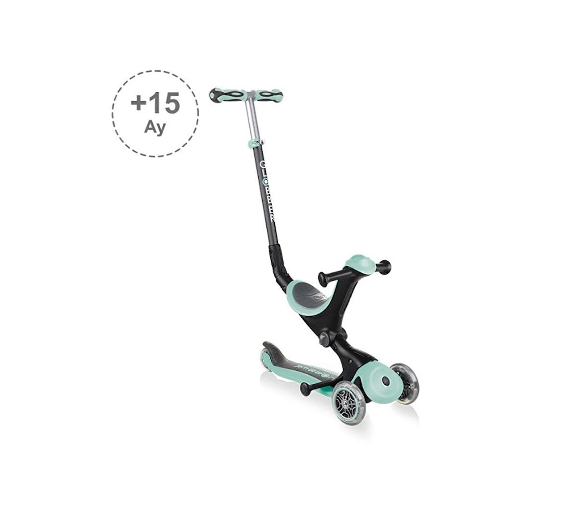 Globber Go Up Deluxe Scooter - Mint Yeşili