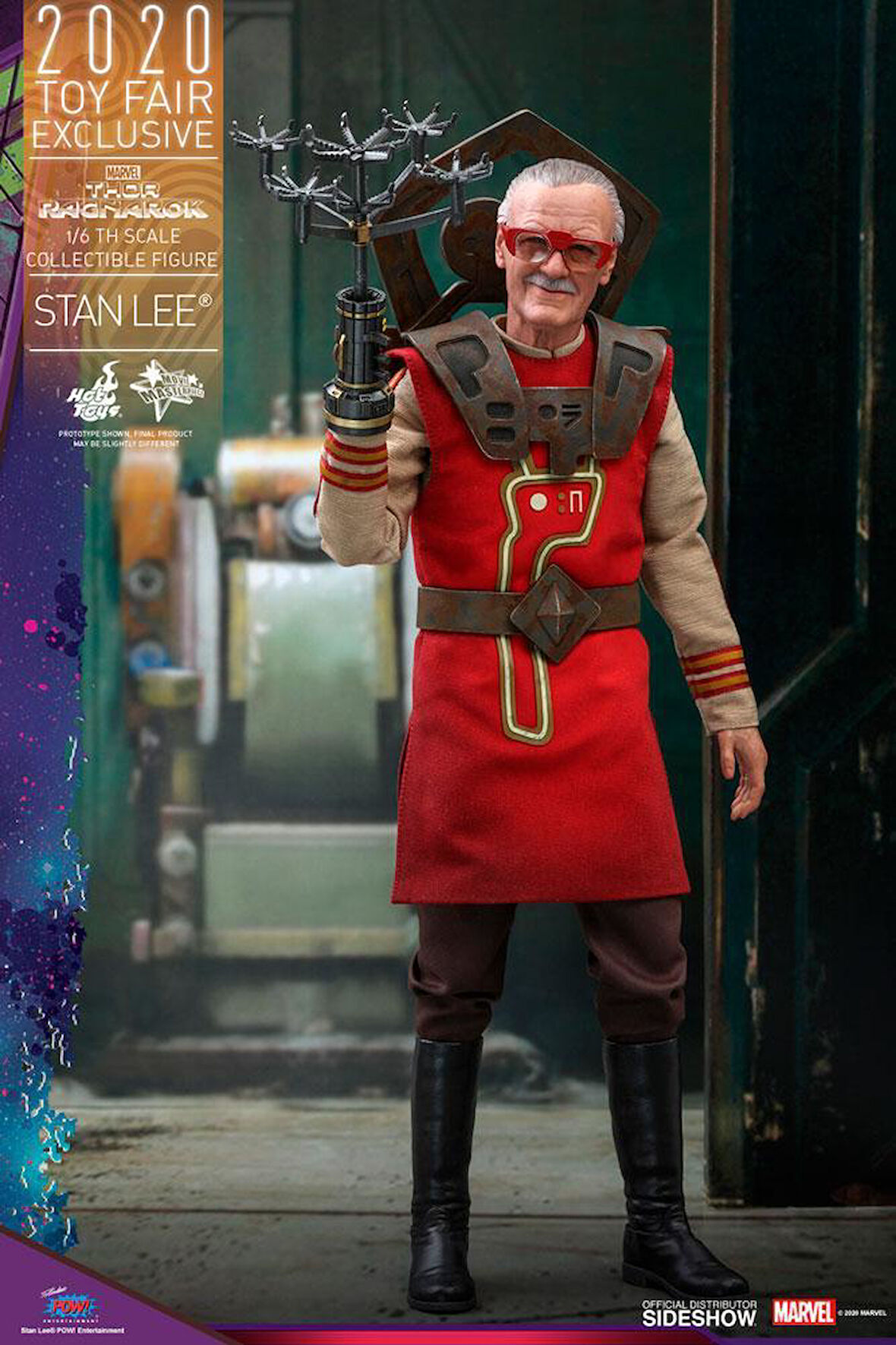 Hot Toys Stan Lee Barber Exclusive Sixth Scale Figure MMS570