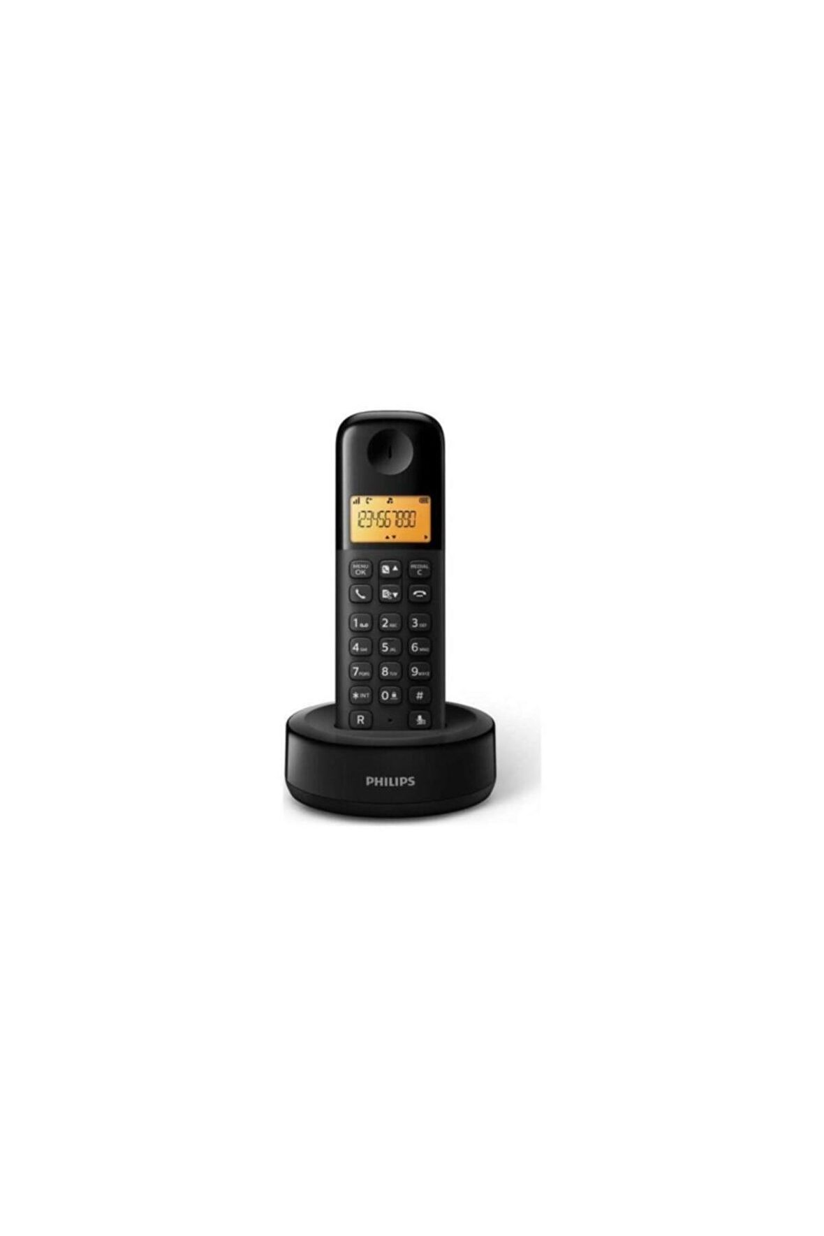 Philips D1601b/01 Kablosuz Dect Telsiz Telefon Siyah