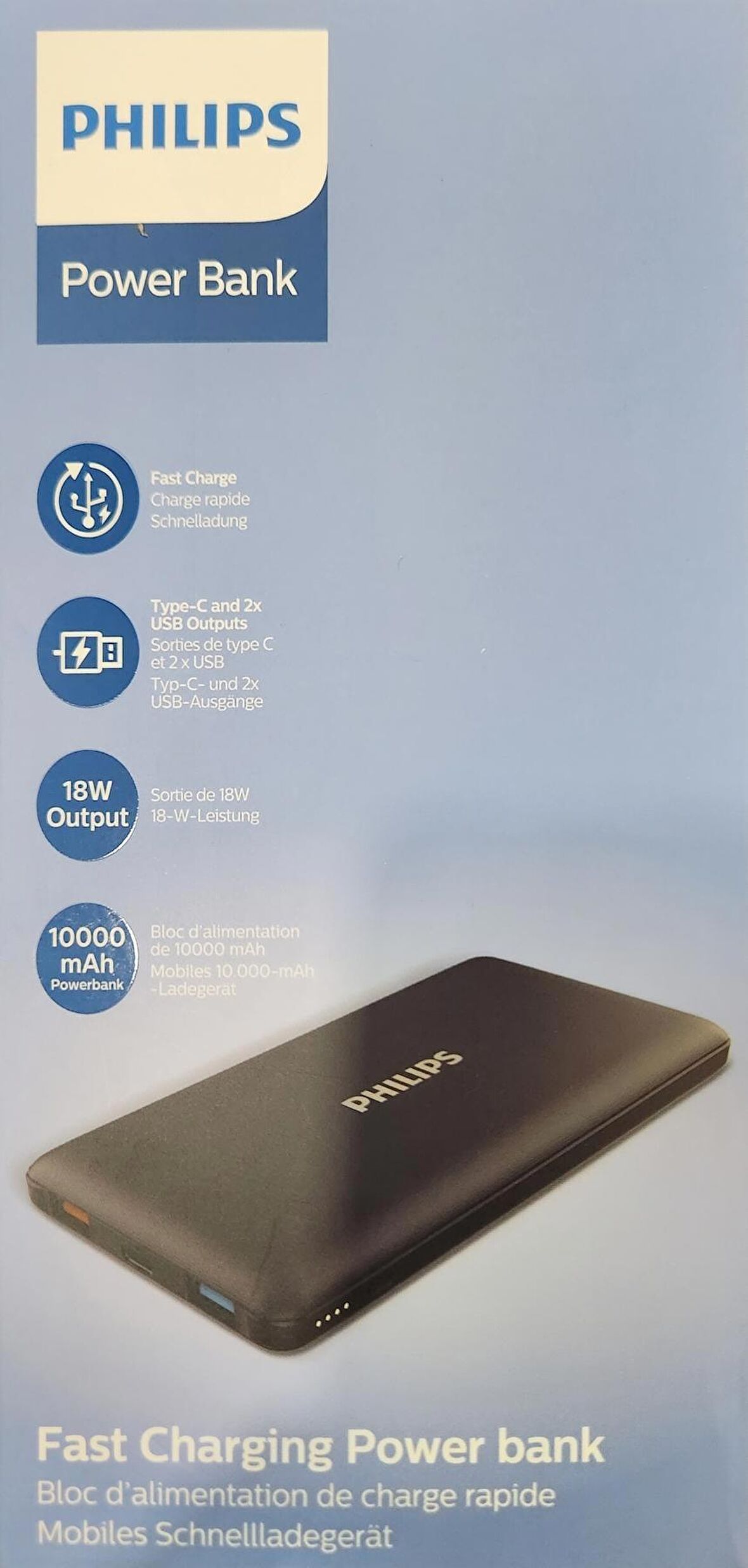 Philips DLP1010C 10000 mAh Hızlı Şarj Powerbank