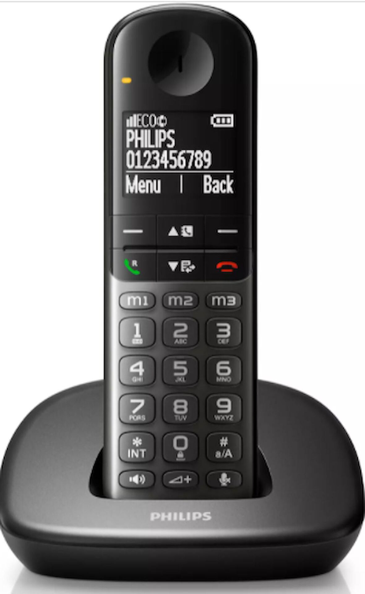 Philips XL4901DS Geniş Büyük Ekranlı Telsiz Telefon Siyah