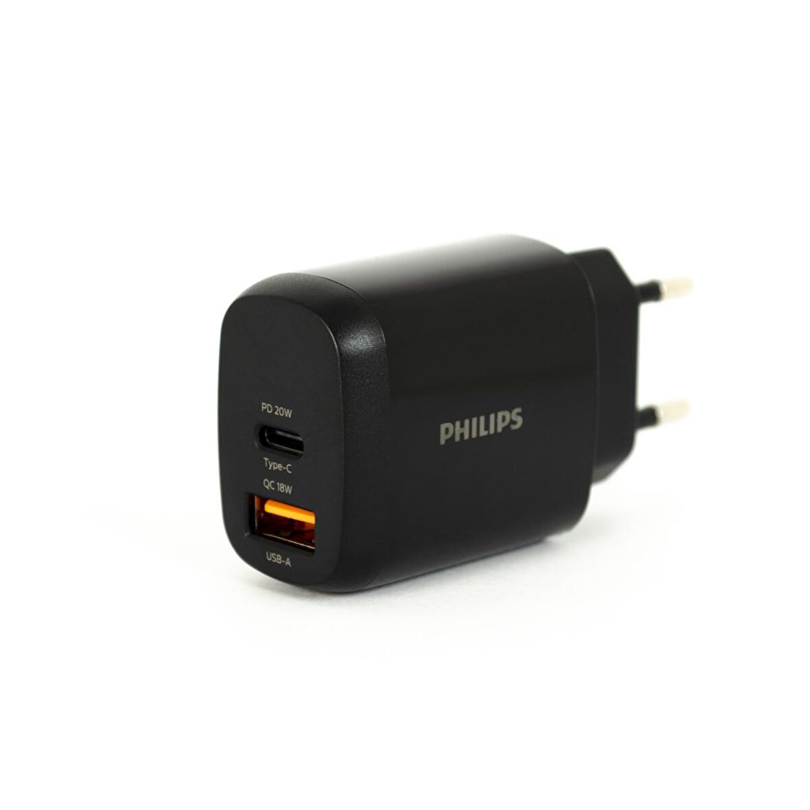 Philips DLP4326 Type-C 20 Watt Hızlı Şarj Aleti Siyah