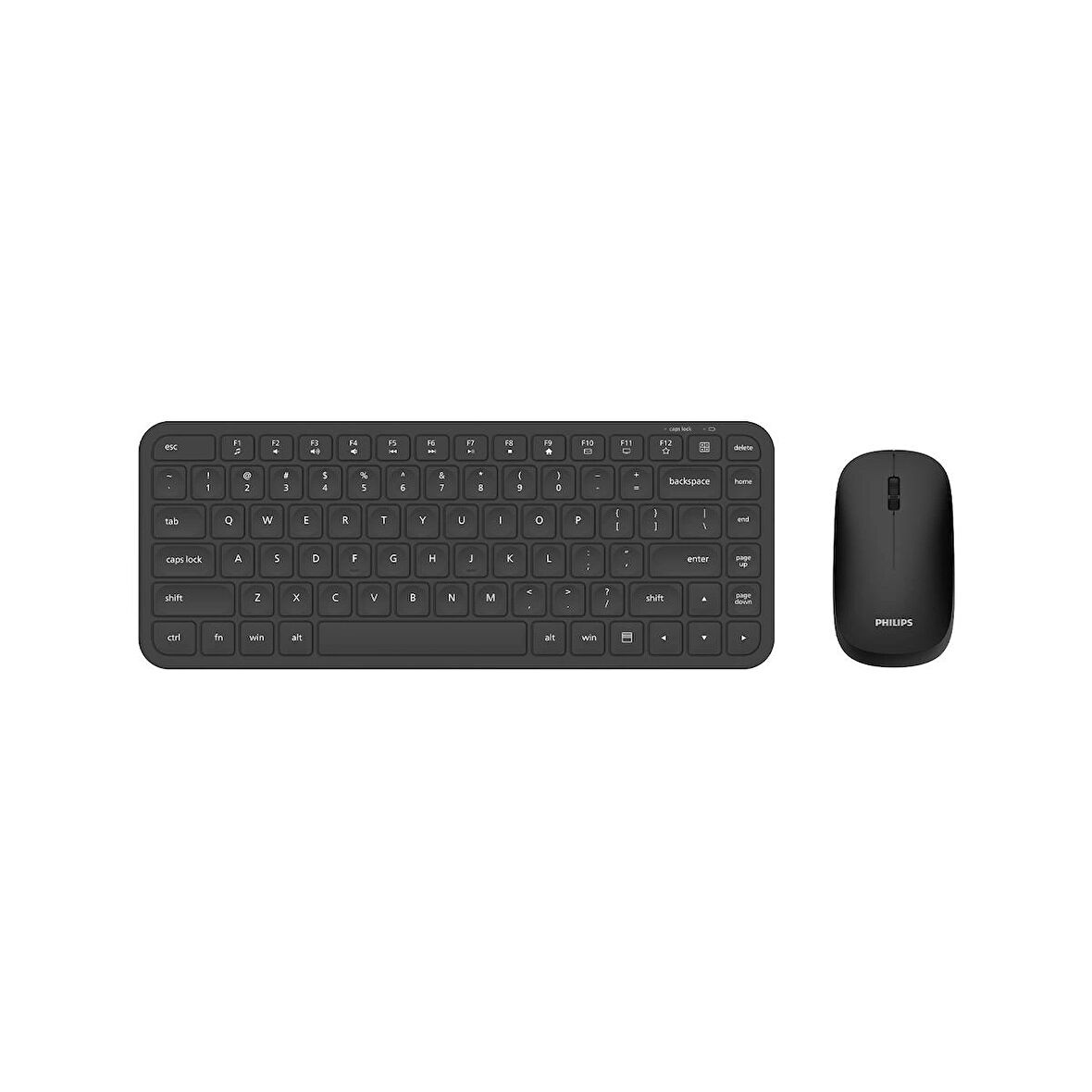 Philips SPT6338 Kablosuz Türkçe Q Klavye ve Mouse Seti Siyah
