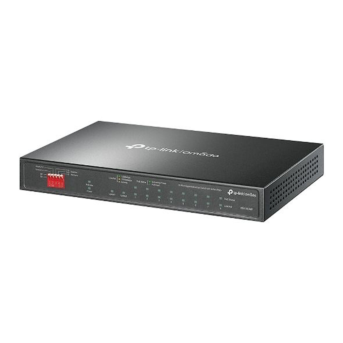 Omada RR DS110GMP 123W 8GE PoE Switch,2GE Uplink,1