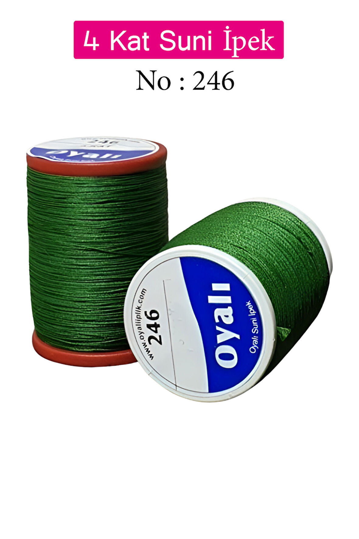 Oyalı 4 Kat Suni İpek İplik İğne Oyası Boncuk İpi Tığ Oyası No:246