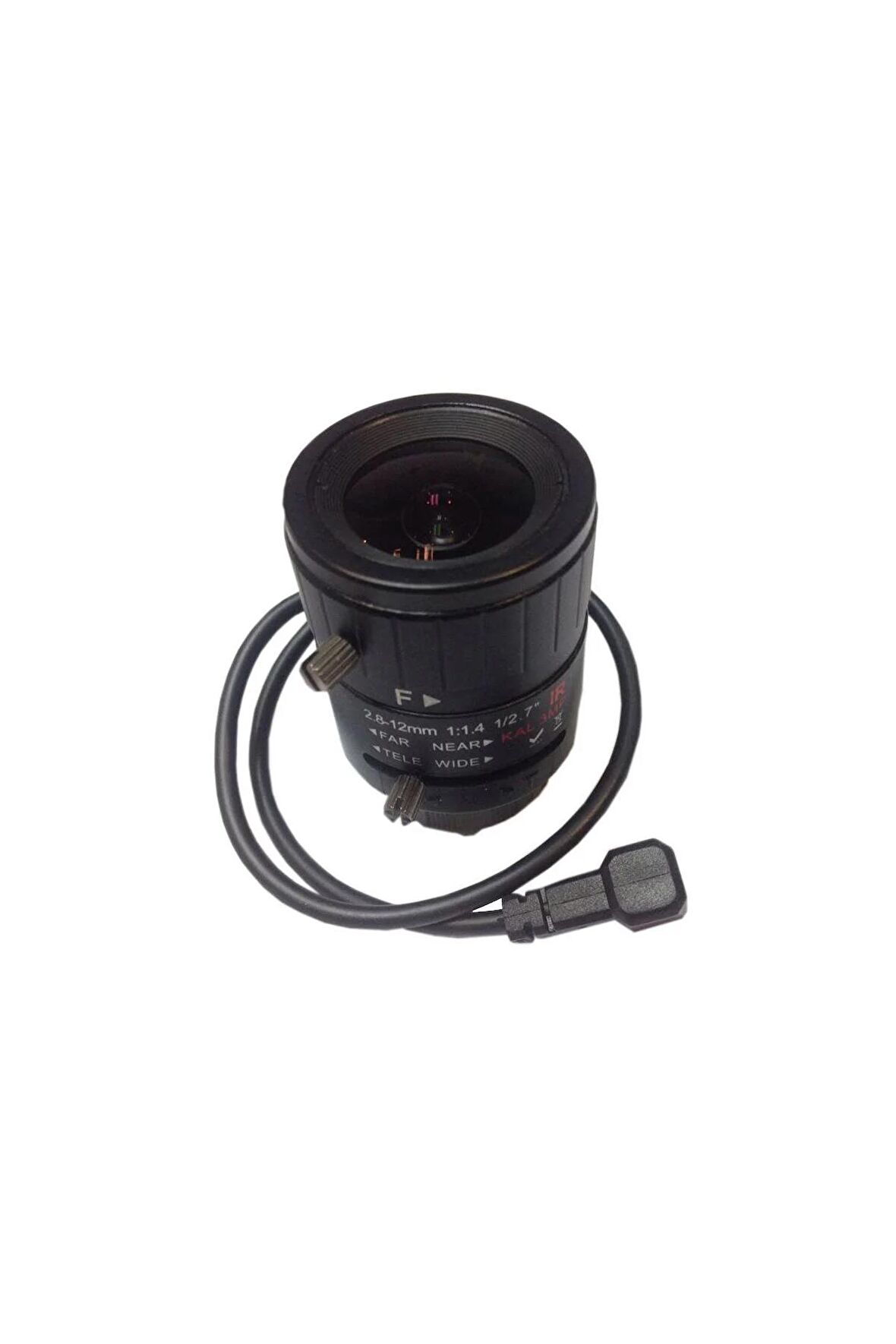 Güvenlik kamerası 3mp Gerçek Hd Cam 2.8~12mm Oto iris Dc 12 Volt manuel Varifocal cctv kamera Lensi