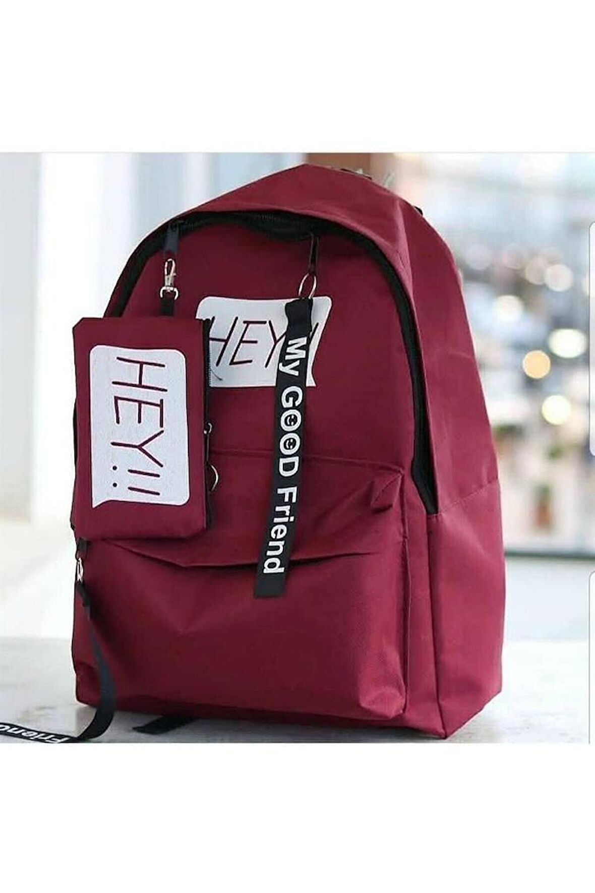 Unisex Hugbag Sırt Çantası Spor Okul Outdoor Laptop Çanta HEY CÜZDANLI