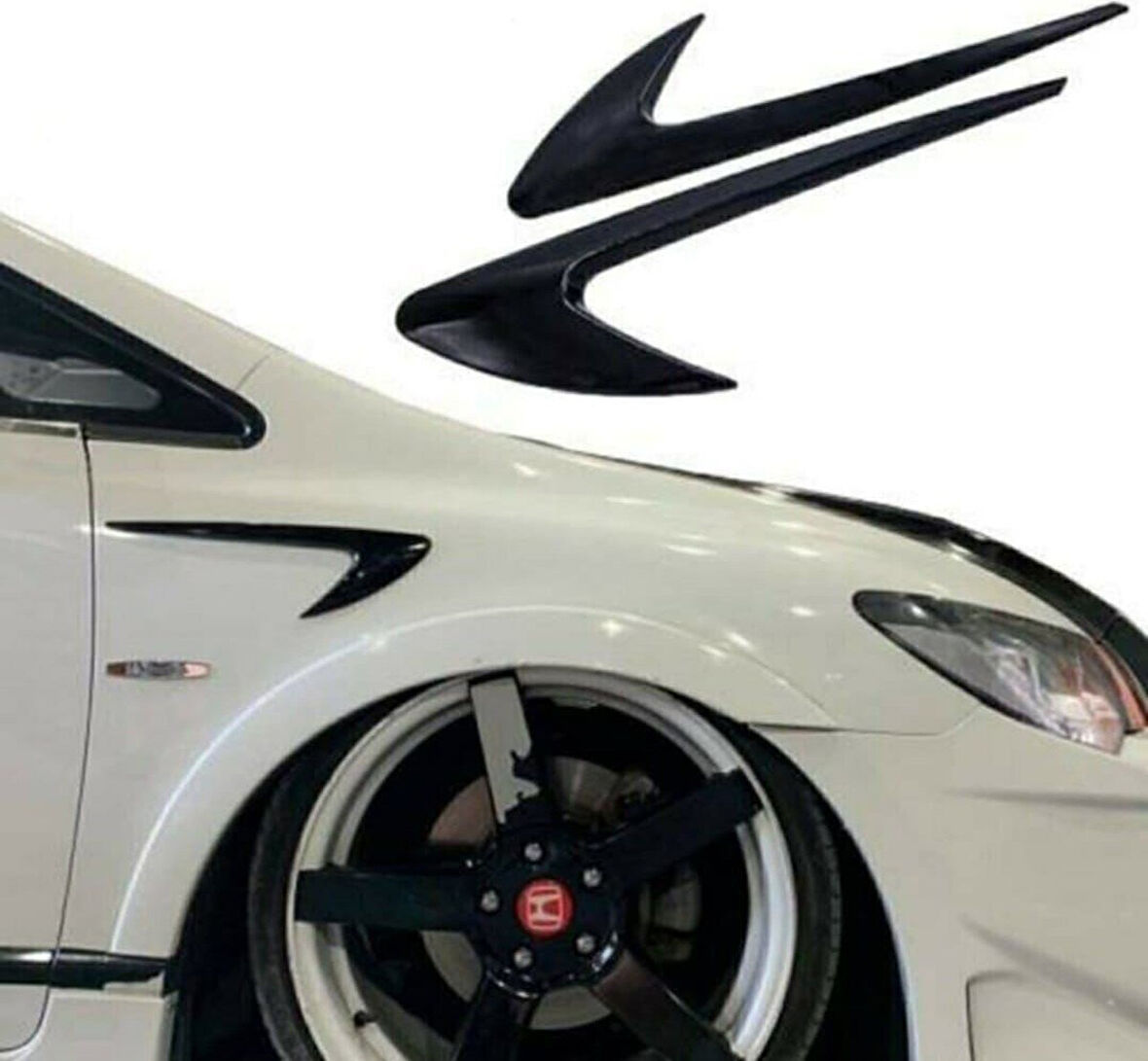 Balp Esnek Tampon Çamurluk Izgara Venti Body Kit Parlak Siyah Piano Black (Sağ-Sol)