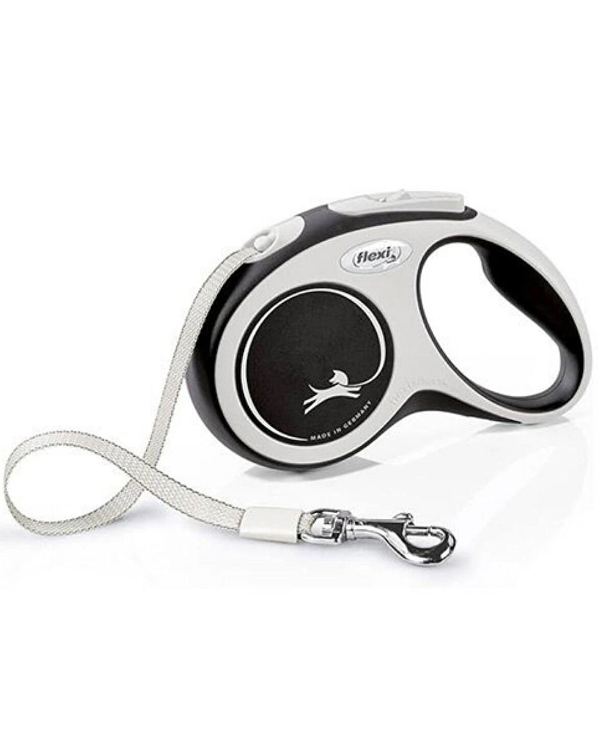 Flexi New Comfort Şerit Otomatik Köpek Gezdirme Tasması Medium 5 Mt Max 25kg Siyah