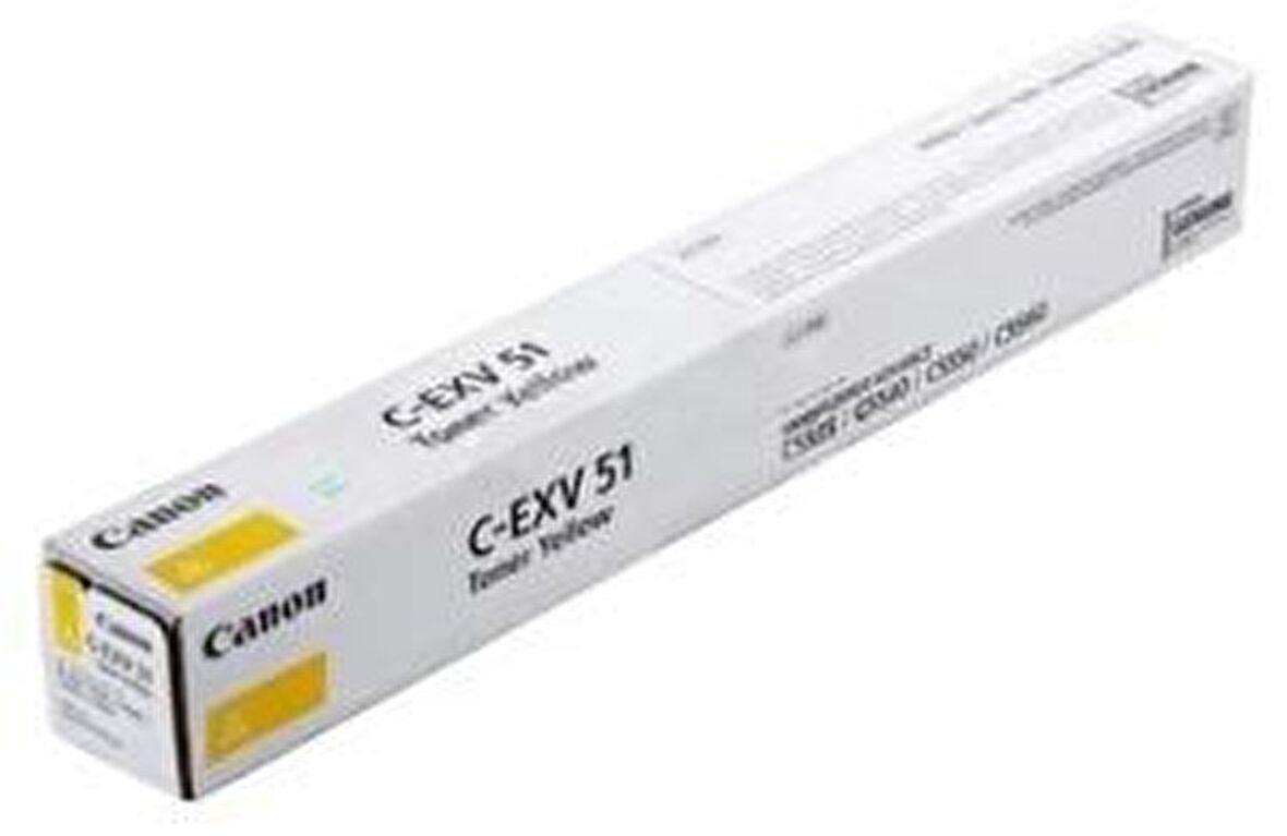 Canon C-EXV-51 Sarı Orjinal Fotokopi Toneri