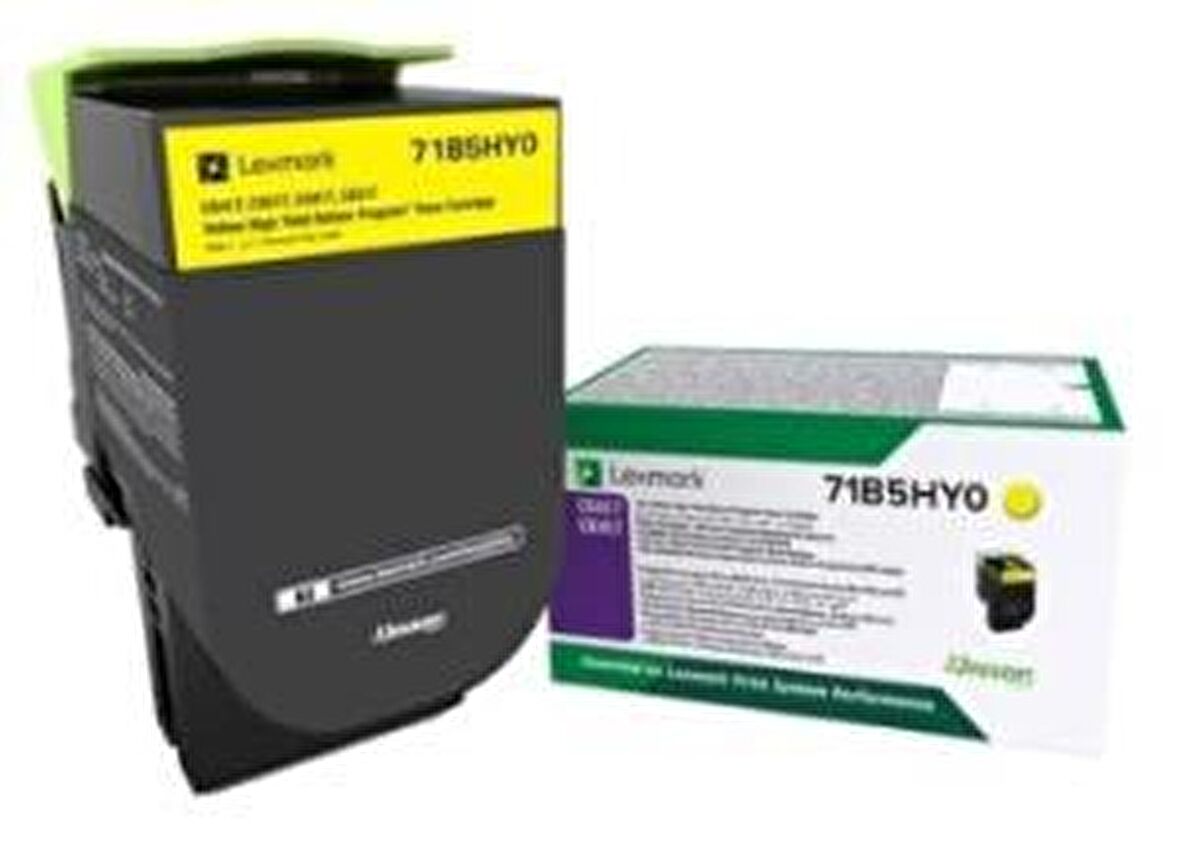Lexmark CX317dn Sarı Orjinal Yazıcı Toneri