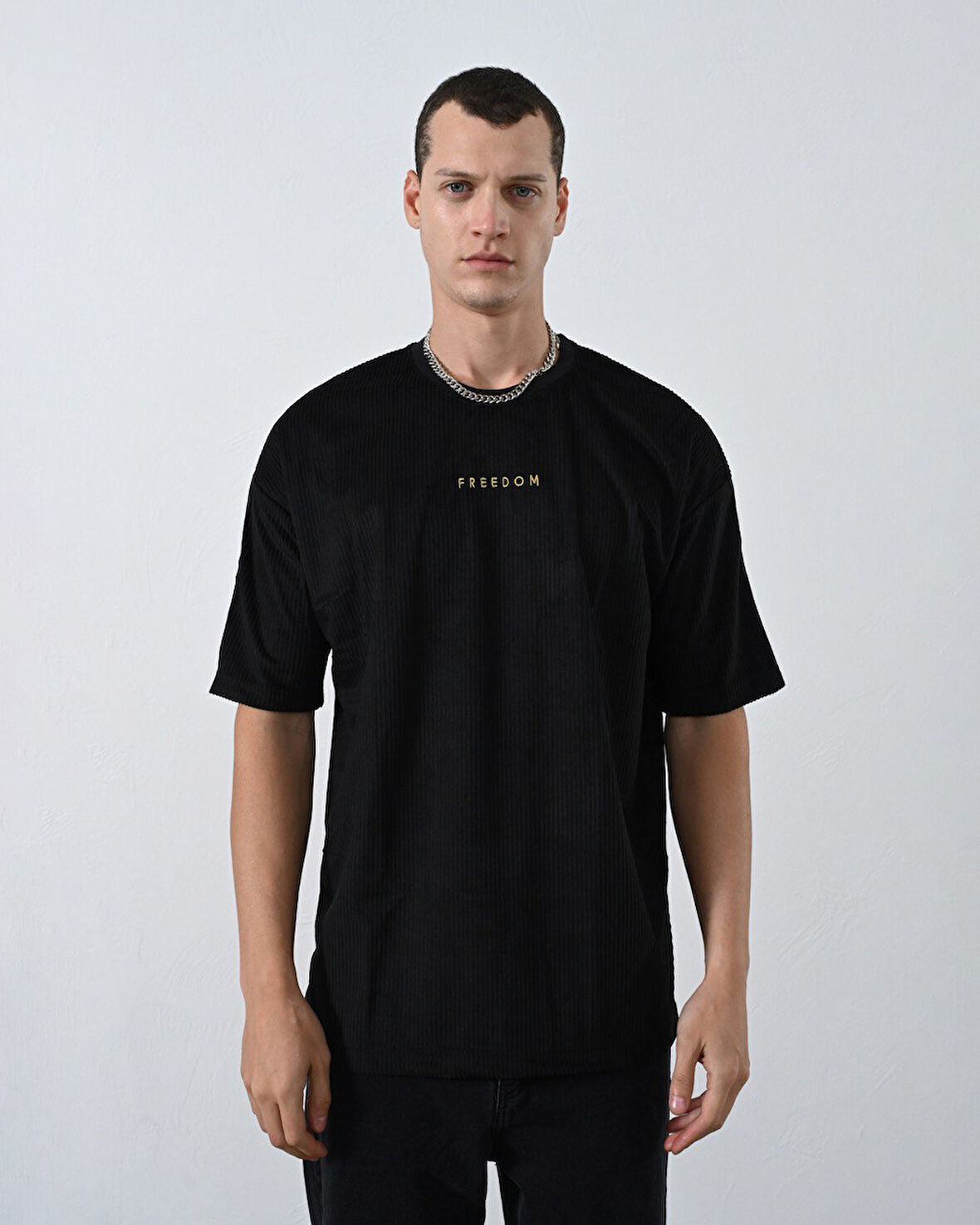 Freedom Kadife Oversize Unisex T-Shirt