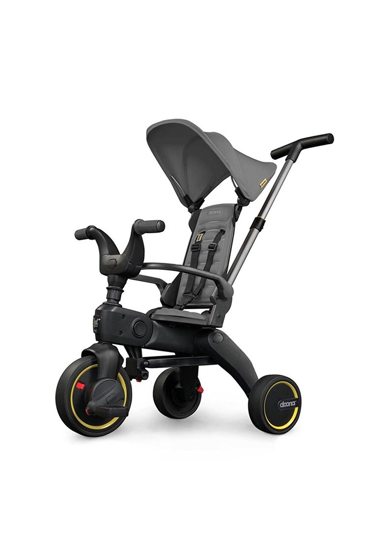 Doona Liki Trike S1 Ebeveyn Kontrollü Katlanabilir Bisiklet Hound Grey