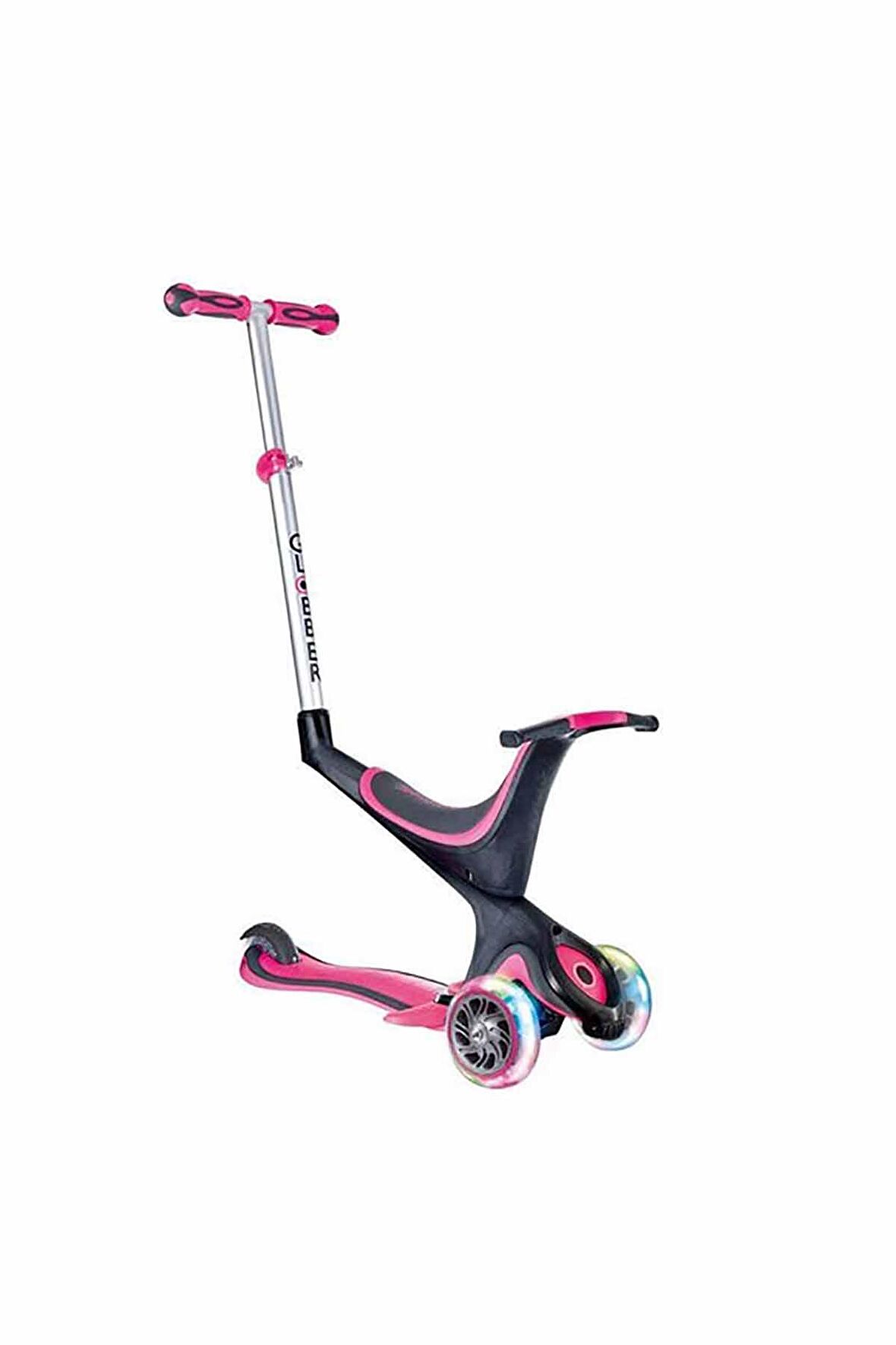 Globber Işıklı Scooter Evo Comfort Pembe