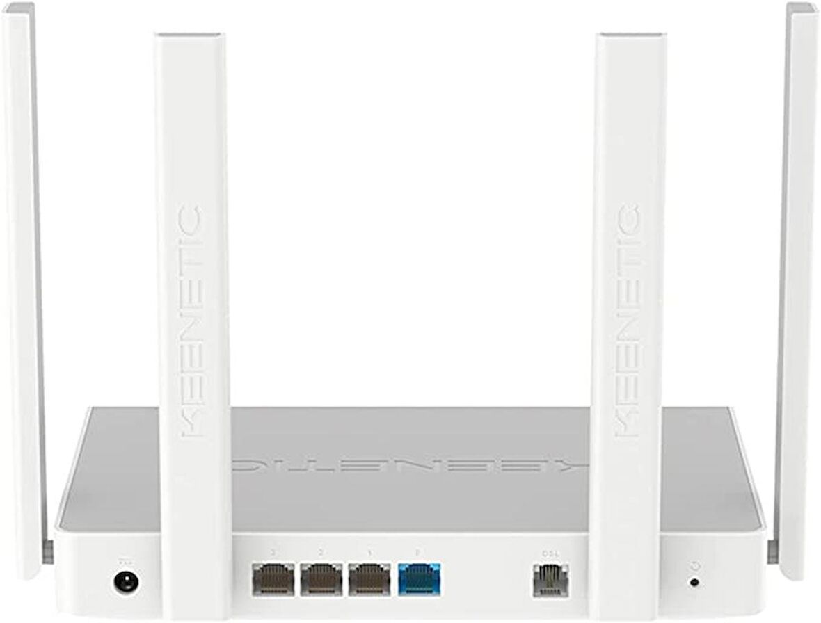 Keenetic Extra DSL AC1200 Mesh Wi-Fi 5 Dualband Gigabit MU-MIMO VDSL2/ADSL2+ Modem 4-Port Fiber Gigabit ve USB Portu