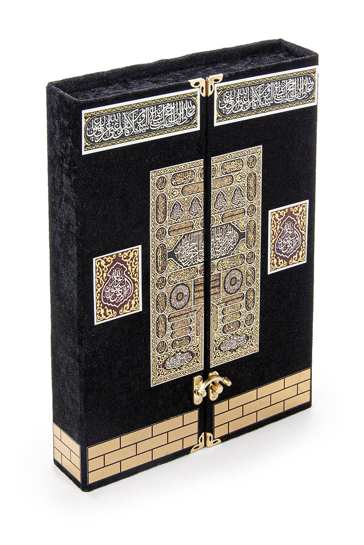 Mültezem Kabe Kapısı Kadife Kaplı Kuranı Kerim Seti