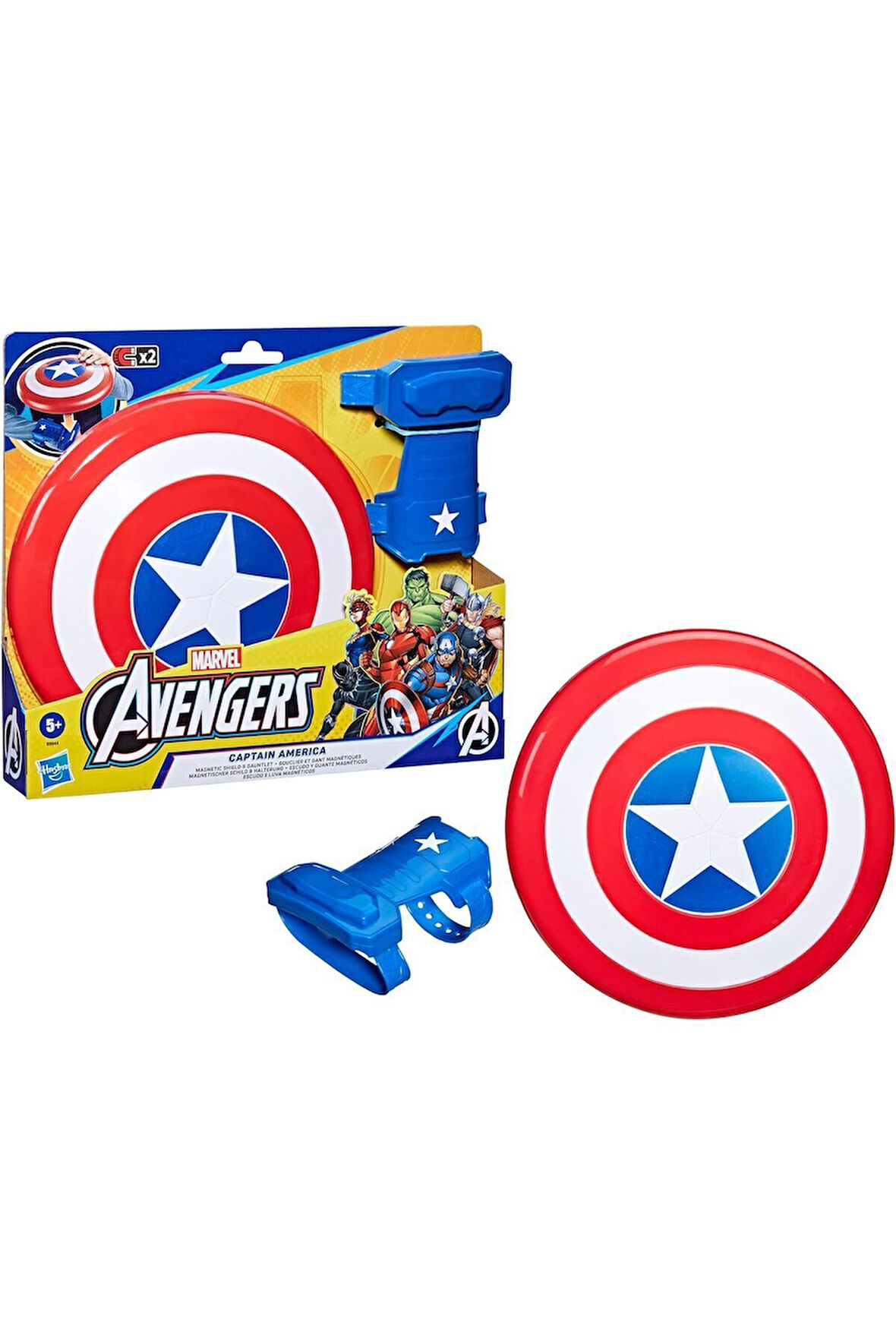 OYUNCAK Marvel Avengers Captain America Manyetik Kalkan Ve Eldiven OYUNCAK KAPTAN AMERİKA KALKANI