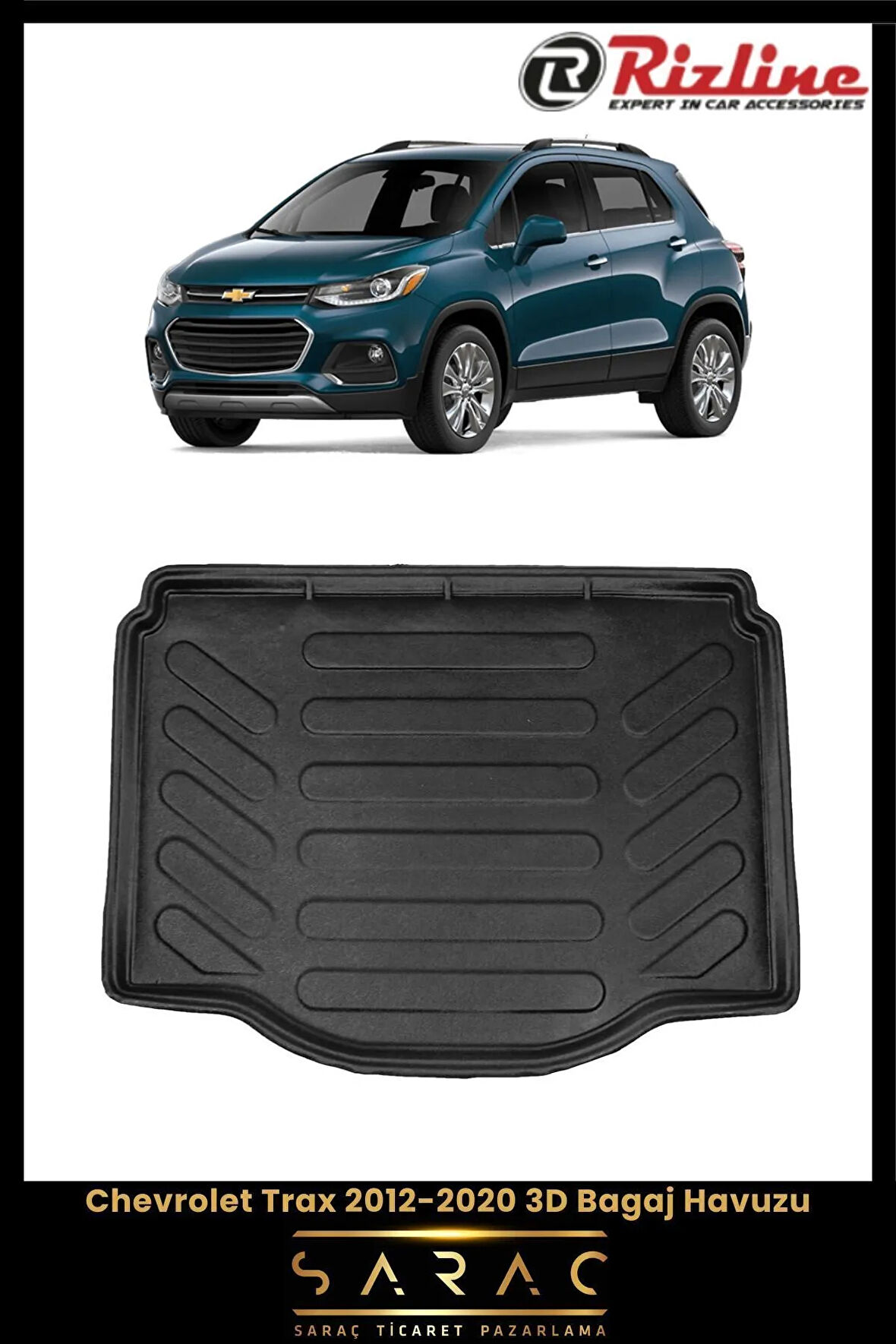 Rizline Chevrolet Trax 2018 Model 3D Bagaj Havuzu