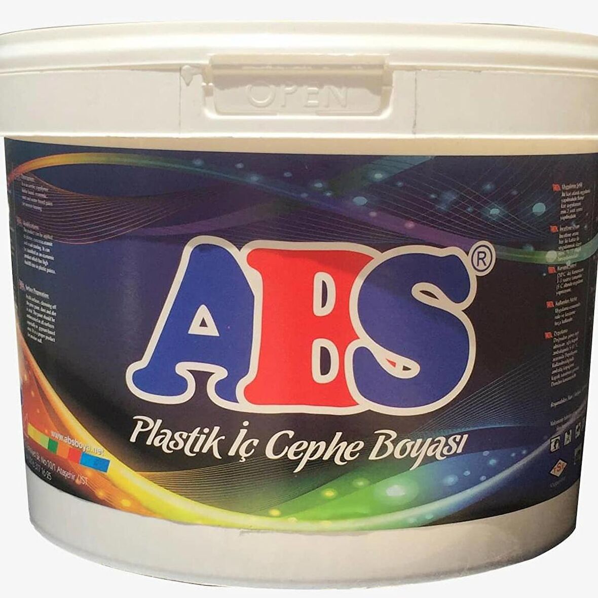 Abs Plastik Boya 2.5 lt İç Cephe Boyası Beyaz