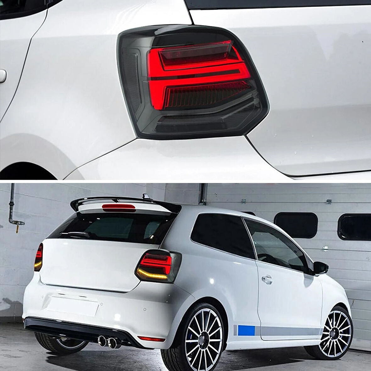 Volkswagen Polo 6R/6C Uyumlu Q2 LED Stop Füme (2009-2017)