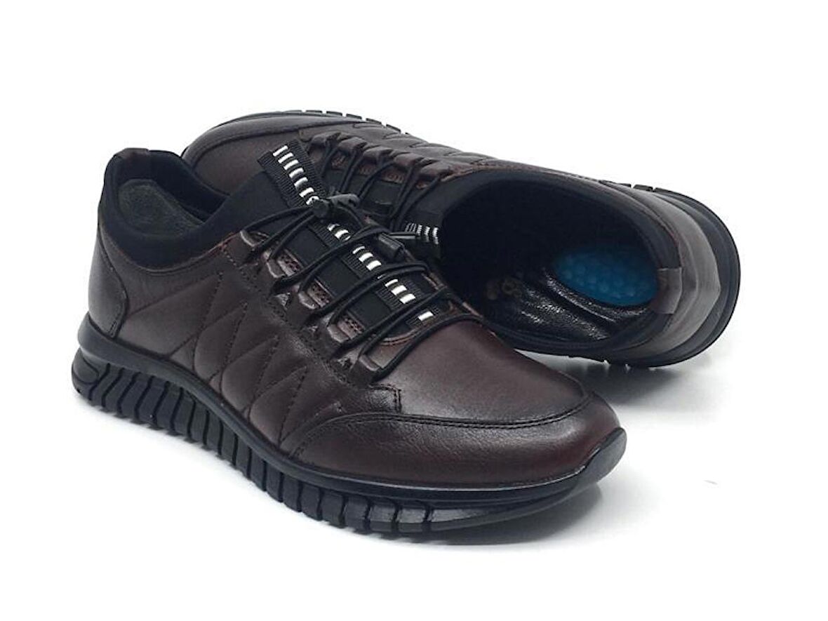 Lisans %100 Deri Erkek Günlük Ortopedik Rahat Kışlık Ayakkabı 40-44