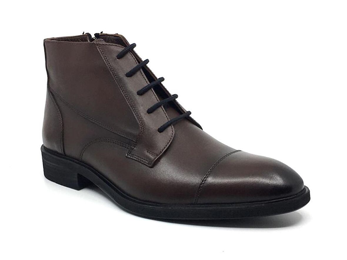 Taşpınar %100 Hakiki Deri Erkek Günlük Kışlık Rahat Klasik Fermuarlı Bot 39-45
