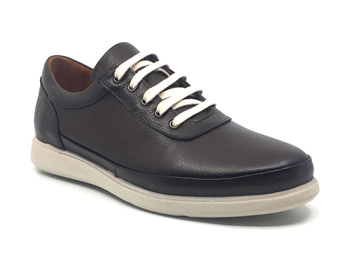 Hidayet Özel 03 %100 Hakiki Deri Ortopedik Erkek Yazlık Rahat Günlük Sneaker Ayakkabı 40-44