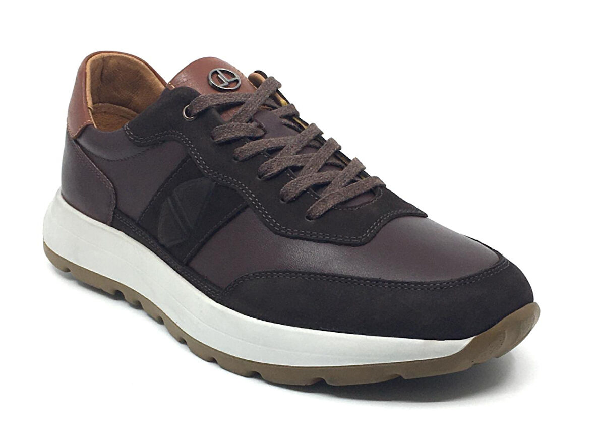 Taşpınar Lisans %100 Hakiki Deri Ortopedik Erkek Günlük Yazlık Bağcıklı Spor Ayakkabı 40-44