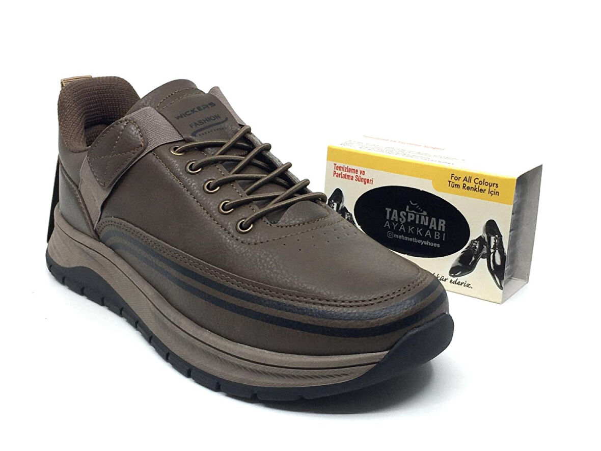 Wickers Ortopedik Erkek Günlük Rahat Kışlık Spor Ayakkabı Bağcıksız 1.Sınıf Yeni Sezon 40-44