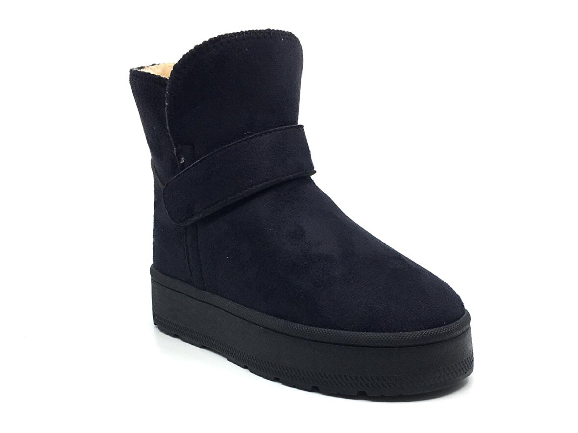 GLIESE Kadın Platform Kalın Taban Günlük İçi Kürklü Ayağı Üşütmez Bot & Bootie 36-40