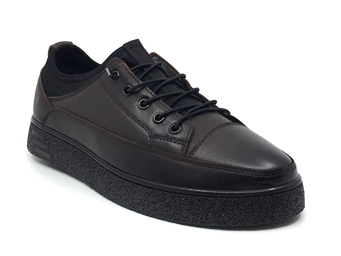Catelli %100 Deri Ortopedik Erkek Kışlık Rahat Günlük Bağsız Sneaker Ayakkabı 40-44