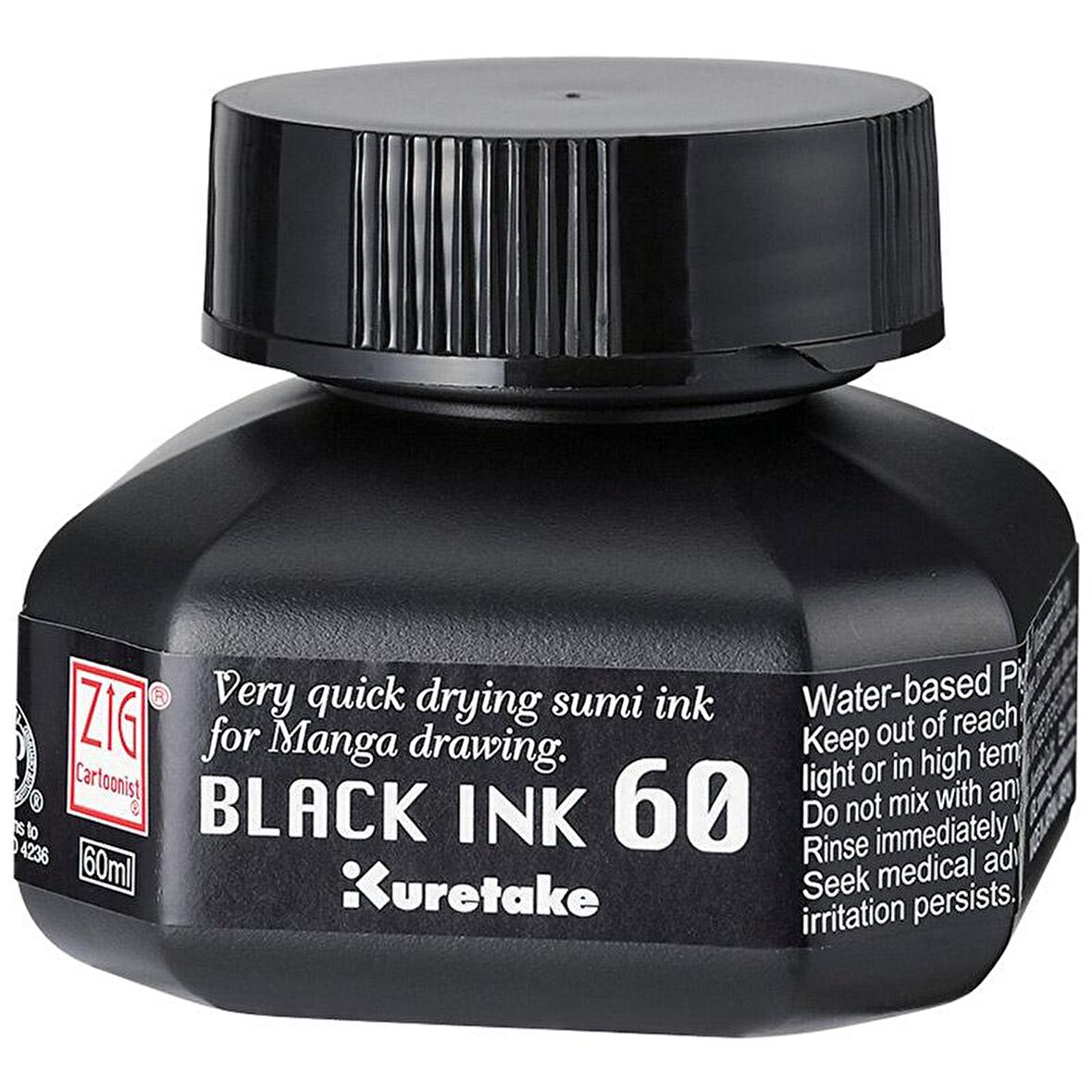 Zig Black Ink 60ml Siyah Mürekkep