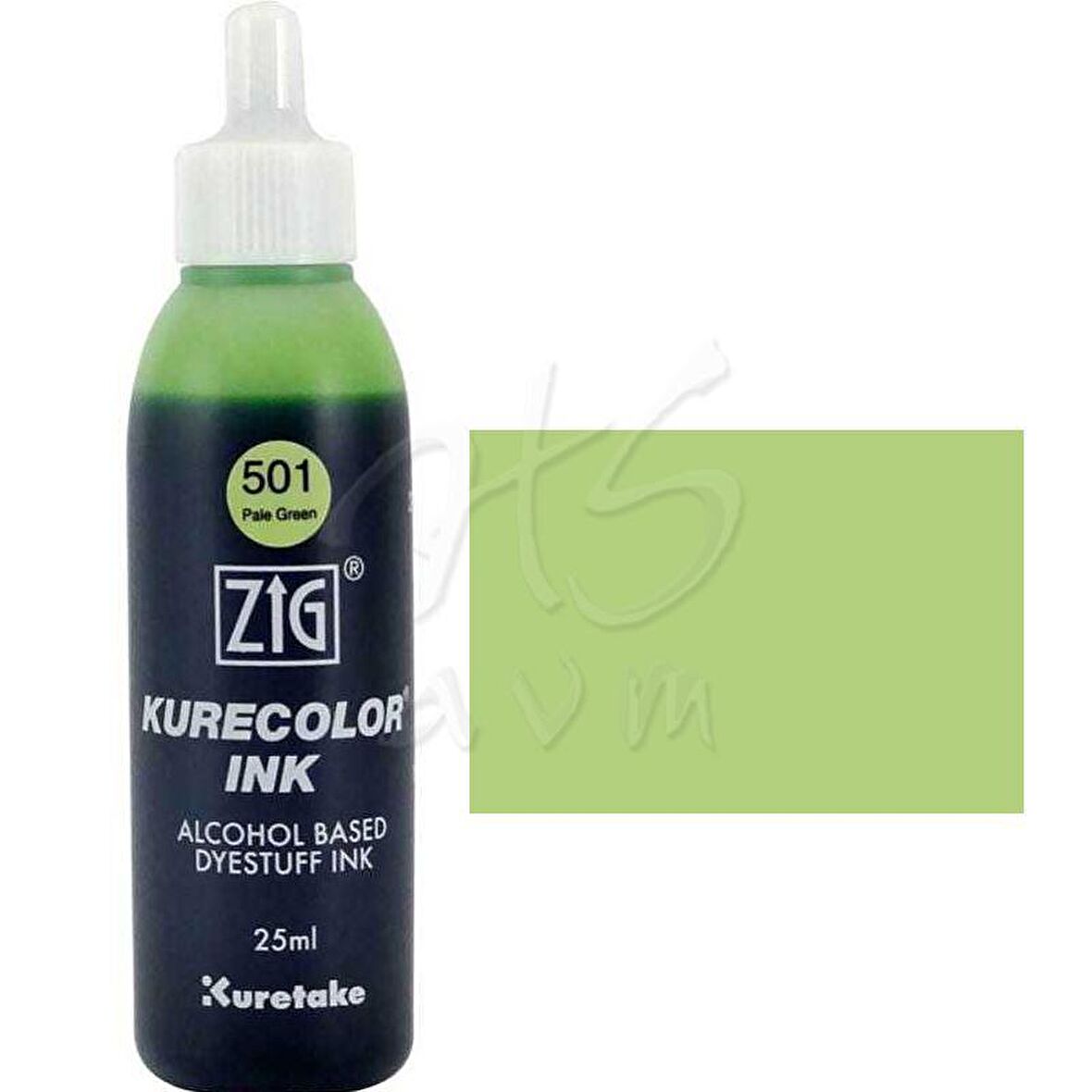 Zig Kurecolor Refill Ink Mürekkep 501 Pale Green 25ml