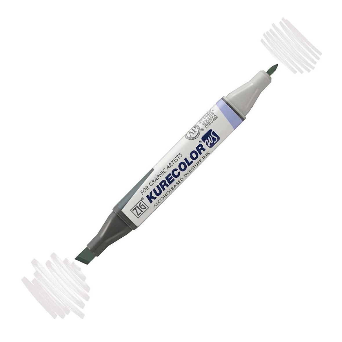 Zig Kurecolor Kc3000 Twin S Marker Kalem 801 Light Gray