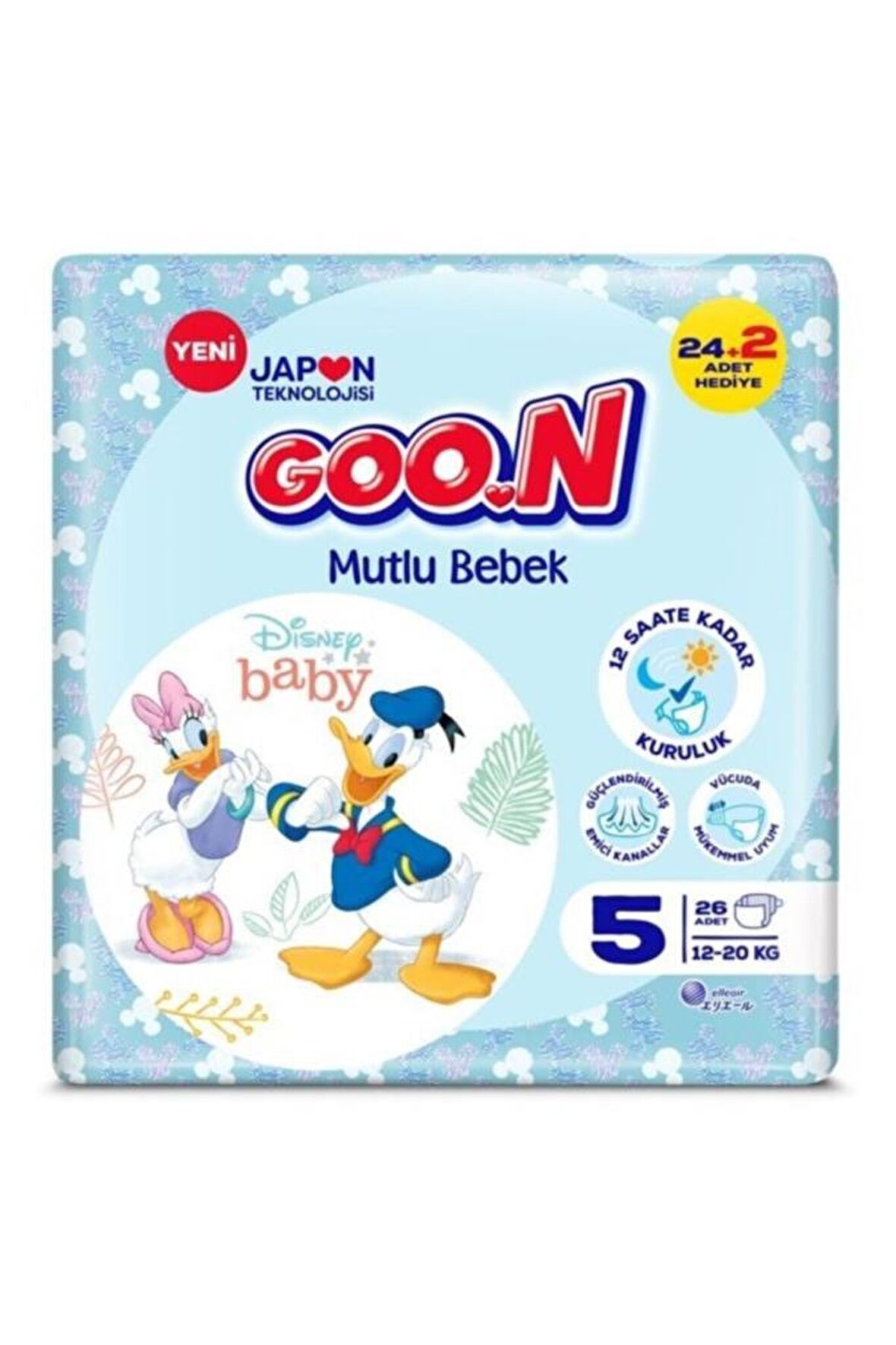 Goon Mutlu Bebek Bezi 26Lı No:5