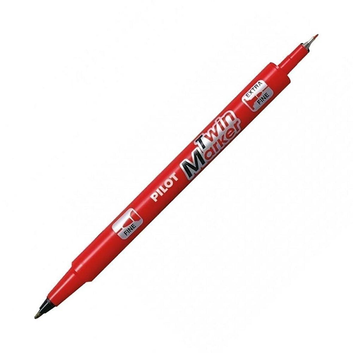 Pilot Twin Marker - Kırmızı SCA-TM-R-BG