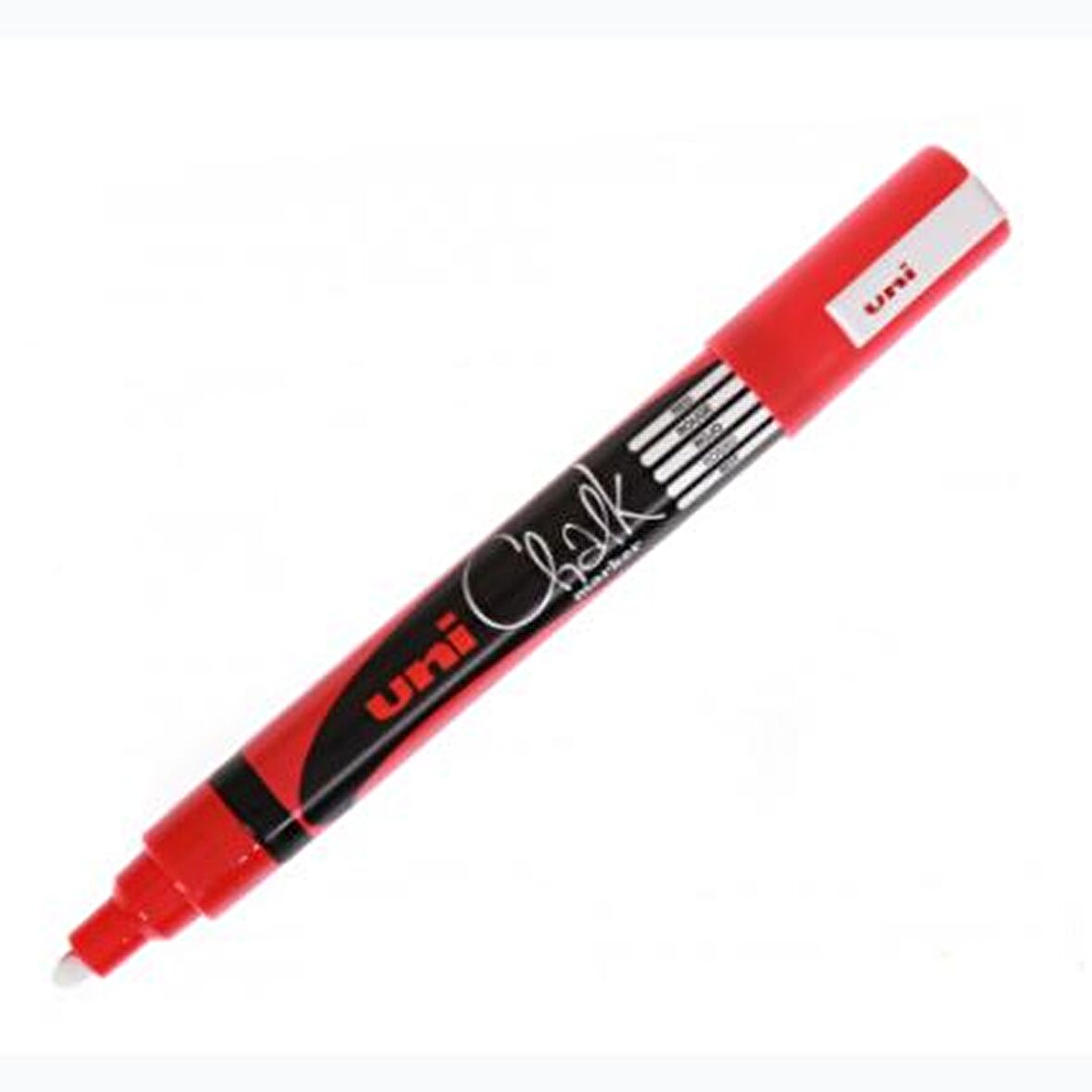 Uni Chalk Marker Wet Wipe Red 1.8-2.5mm