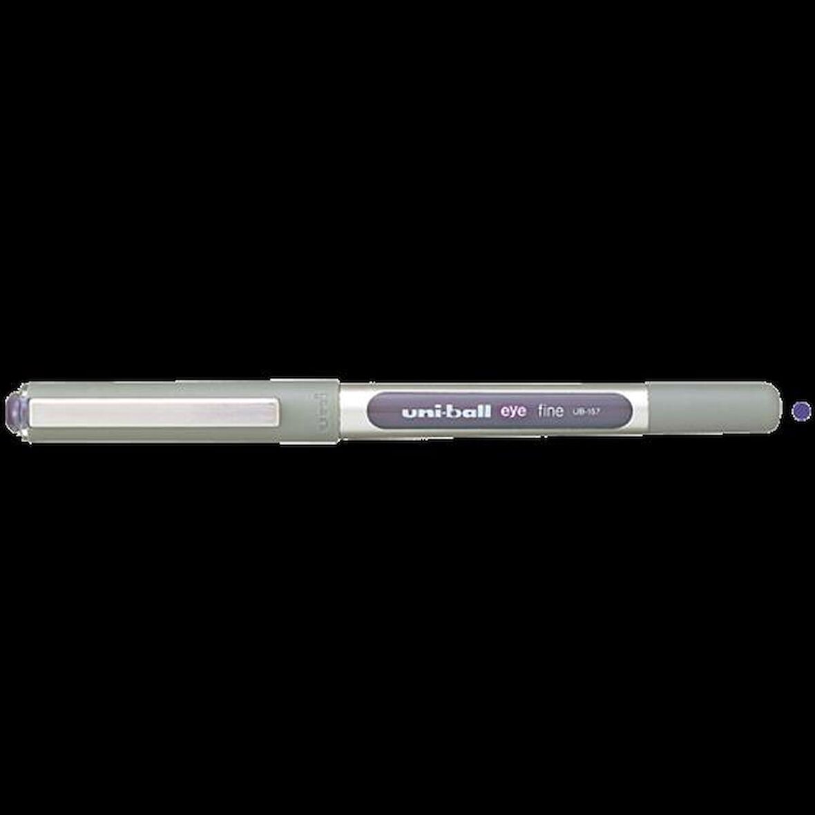 Uni Ball Roller Kalem Eye Fine Bilye Uç 0.7 Mm Mor Ub 157   12'li Paket / Uni Ball