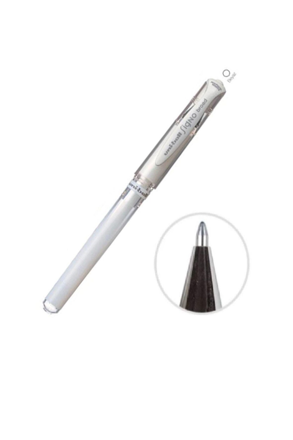 Beyaz White Um-153 Broad Pen İmza Kalem 1.0mm 1 Adet
