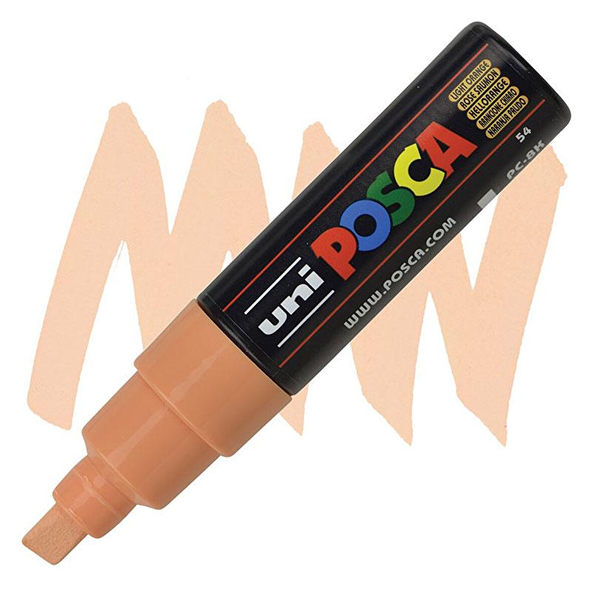 Uni Posca Marker PC-8K 8.0mm Light Orange