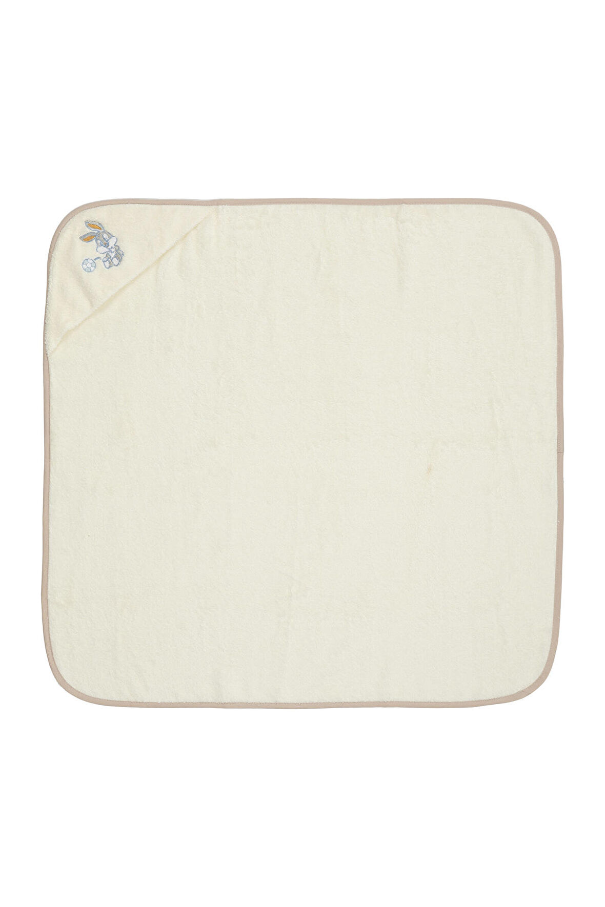 Özdilek Bugs Bunny Goal Lisans Nakışlı Bambu Yenidoğan Bebek Pelerini 80x80 cm