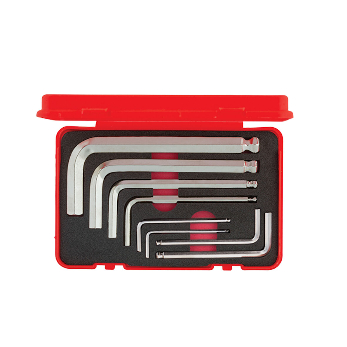 İzeltaş Yuvarlak Başlı Allen Anahtar Takımı Standart Boy (8 Parca)