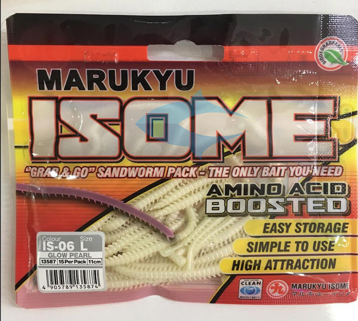 Marukyu Isome L 11cm LRF Silikon Yem-Glow Pearl