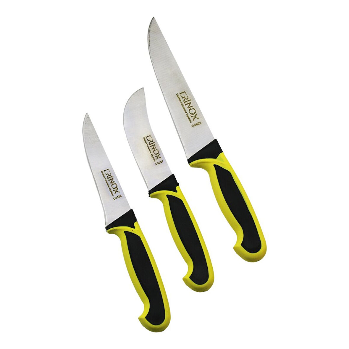 3pcs Kurban Bıçak Seti Ç-032k--ç-320y--ç-0403 Kemik Sıyırma- Deri Soyma=yüzme- Kurban Bıçak Brkt-092673 (4915)