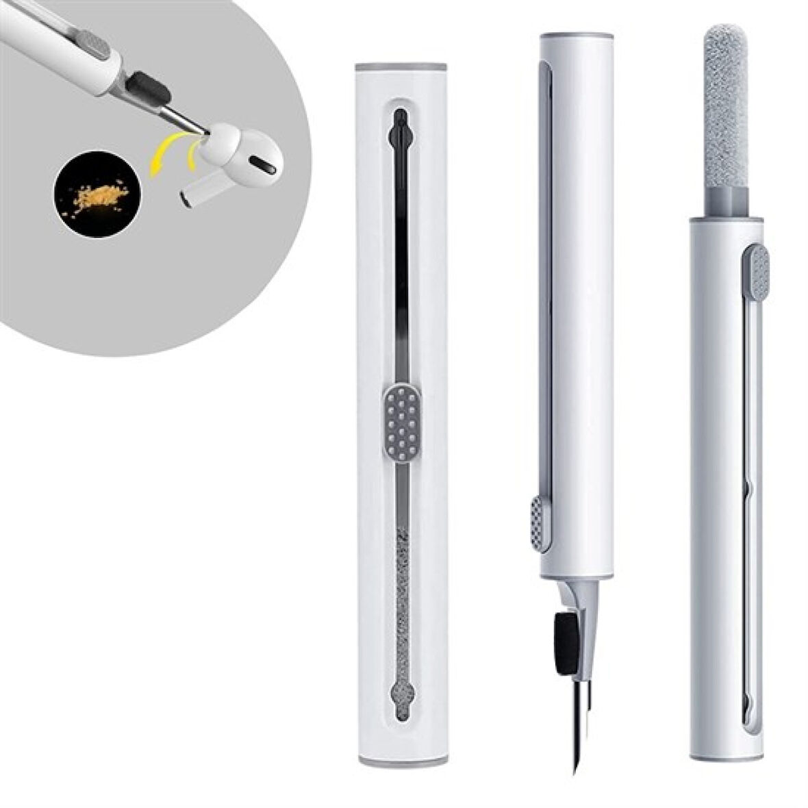 Çok Amaçlı Yumuşak Fırçalı Kablosuz Kulaklıklar İçin Kulaklık Temizleme Kiti (4915)