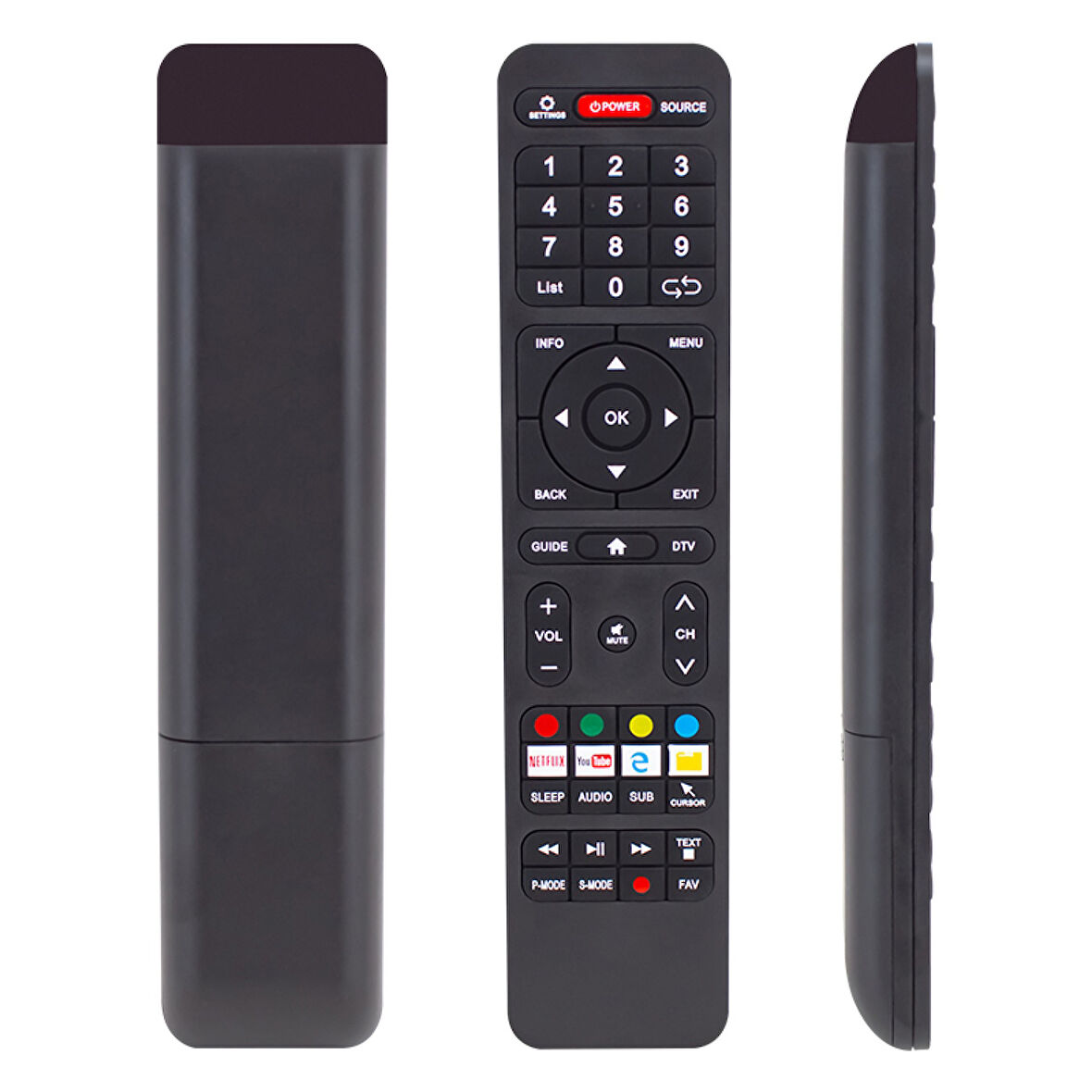 STRONG * HELLO HL-3201 ANDROID SUB-CURSOR-NETFLIX-YOUTUBE TUŞLU LCD LED TV KUMANDA (4915)