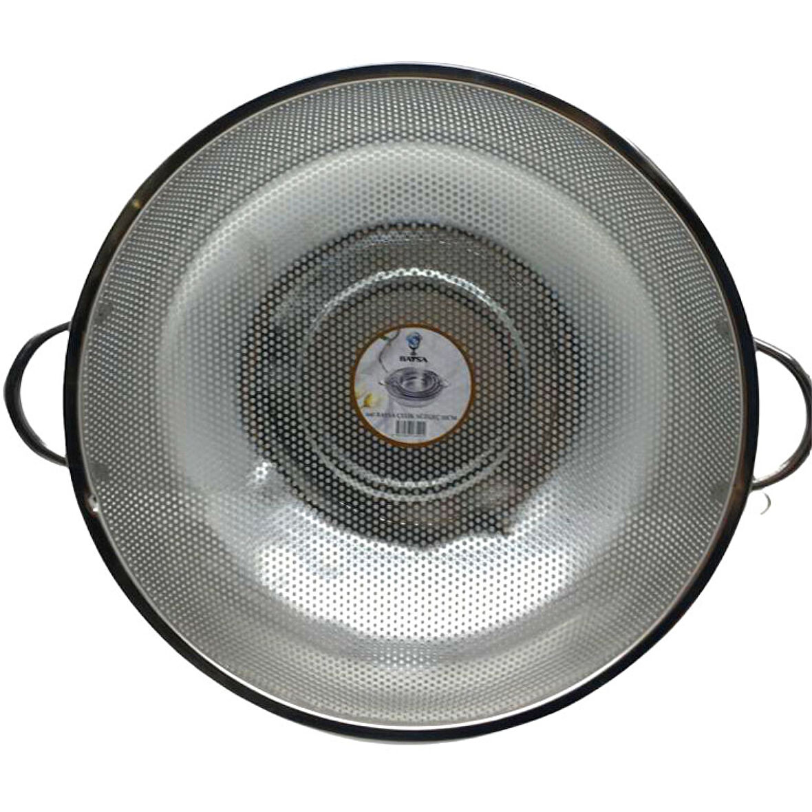 METAL KULPLU ÇELİK TEL SEPET SÜZGEÇ 32CM (4915)